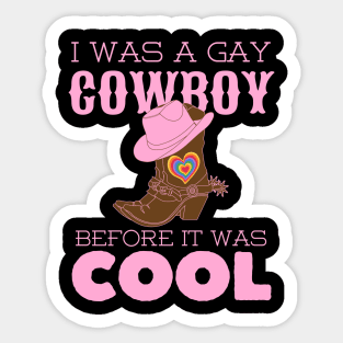 Gay Cowboy, Lgbtq Sticker